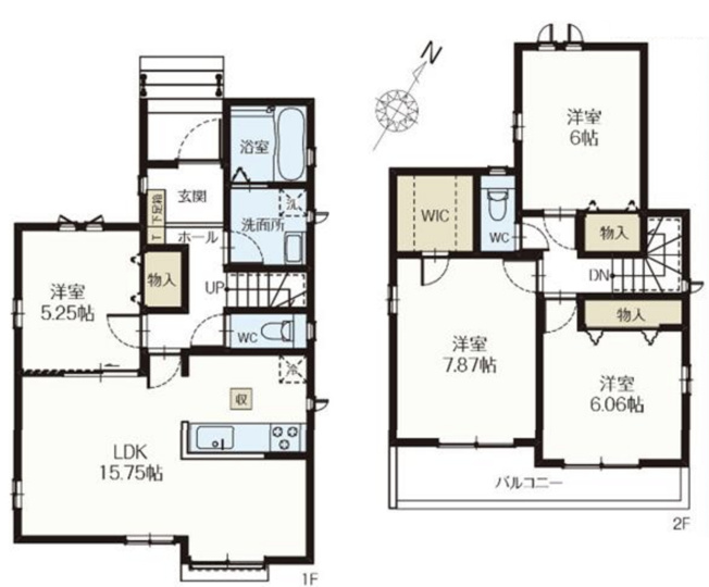 【間取り】 | 北本市宮内2期〈2工期〉　新築戸建　全9棟　M号棟