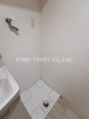 セイワパレス梅田茶屋町の設備|室内洗濯機置き場です