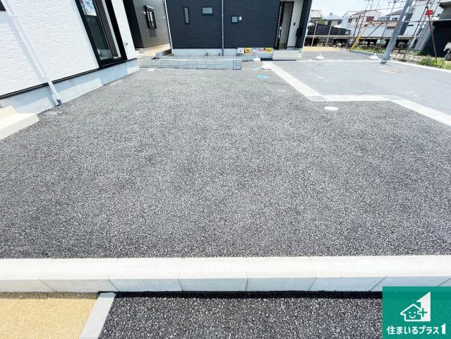 1(土)2(日)現地説明会　天理市杉本町　全4邸の駐車場|駐車スペース！散水栓があるので、こまめに愛車を洗えます！