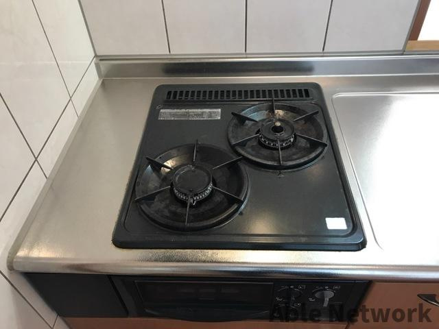 ファイン・シアのキッチン|コンロ＆グリル付き