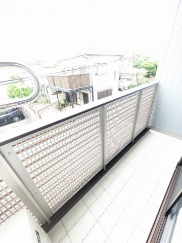 D'Bless宿河原のバルコニー