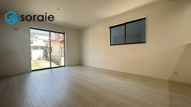 所沢市上新井26期全1棟　新築戸建　グラファーレの居間・リビング|3/12 撮影