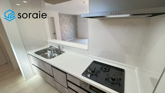 所沢市上新井26期全1棟　新築戸建　グラファーレのキッチン|3/12 撮影