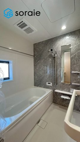 所沢市上新井26期全1棟　新築戸建　グラファーレの浴室|3/12 撮影