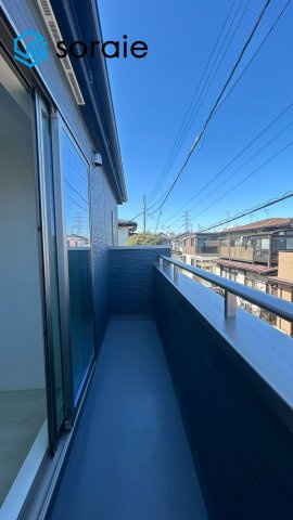 所沢市上新井26期全1棟　新築戸建　グラファーレのバルコニー|3/12 撮影