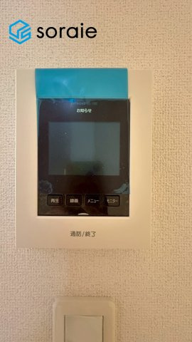 所沢市上新井26期全1棟　新築戸建　グラファーレの防犯設備|3/12 撮影