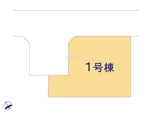 所沢市上新井26期全1棟　新築戸建　グラファーレの区画図