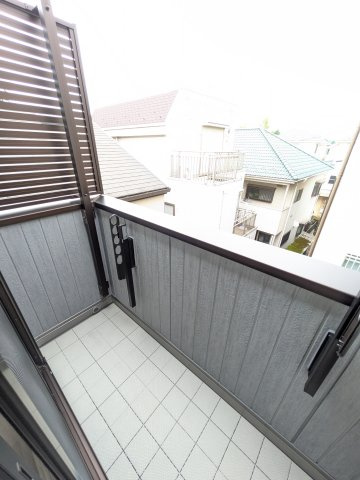 D'Bless宿河原のバルコニー