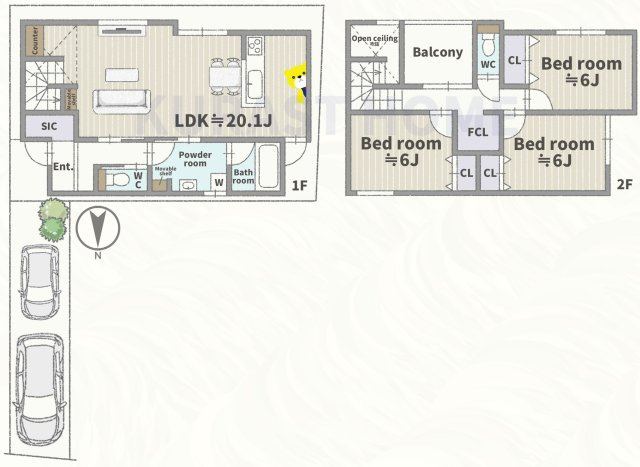 向日市上植野町大田　新築戸建