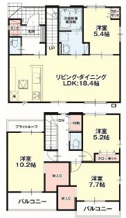 小山市城東1丁目　10期の間取り