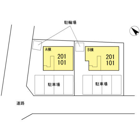 アムール　Ａの区画図