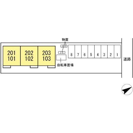 フォルグランツⅡの区画図