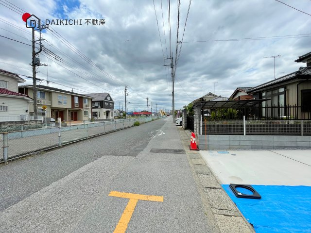 【前面道路含む現地写真】 | 羽生市南5丁目01期　LIGNAGE　新築戸建　全1棟　1号棟