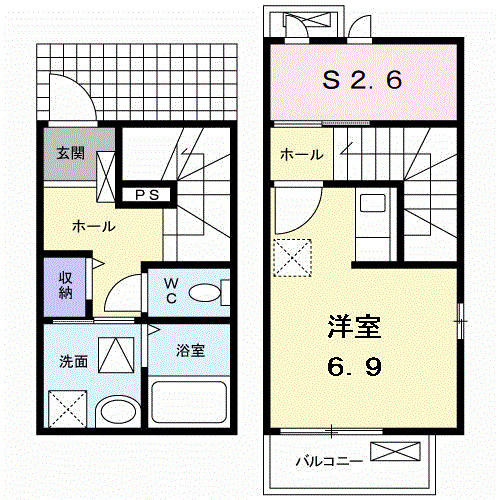 サンライズ・フジＣの間取り