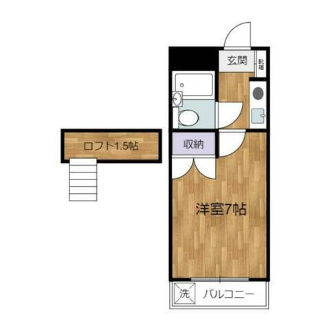 サニーライフ四谷の間取り