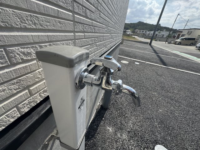 うるま市与那城屋慶名　第6（全4棟）1・4号棟の設備|4号棟　外水栓♪
