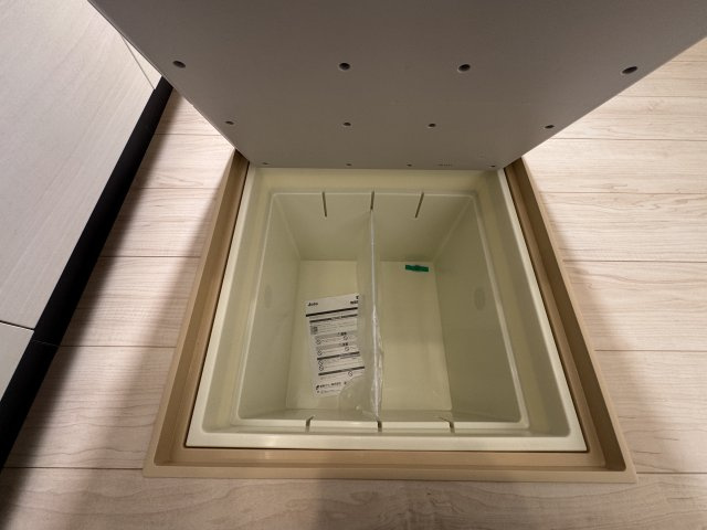 うるま市与那城屋慶名　第6（全4棟）1・4号棟のキッチン|4号棟　床下収納付き♪