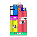 【間取り】 | Ｍ．Ｒレジデンス博多の間取り