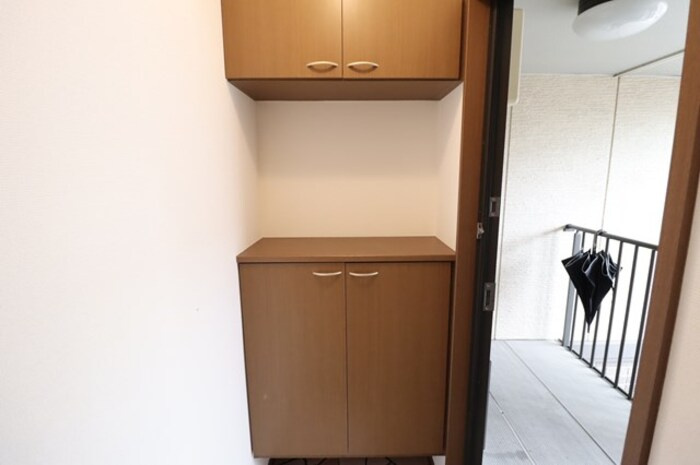 グリーンヴィラ カサハラの玄関|シンプルで使いやすい玄関です