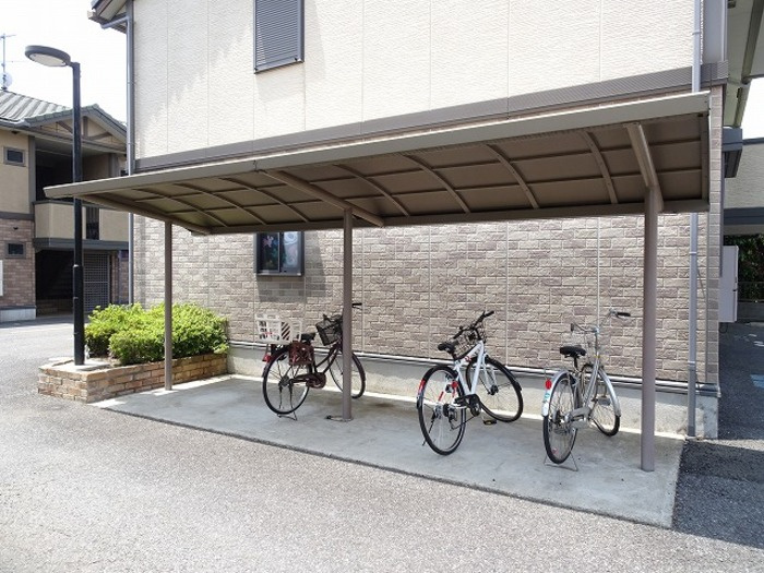 グリーンヴィラ カサハラの設備|駐輪場です