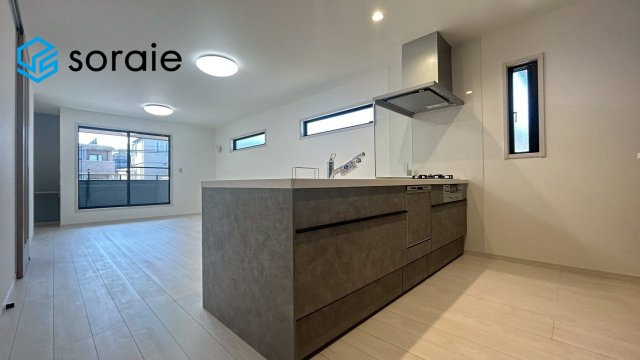 所沢市東狭山ヶ丘1丁目全1棟　新築戸建のキッチン|3/12 撮影