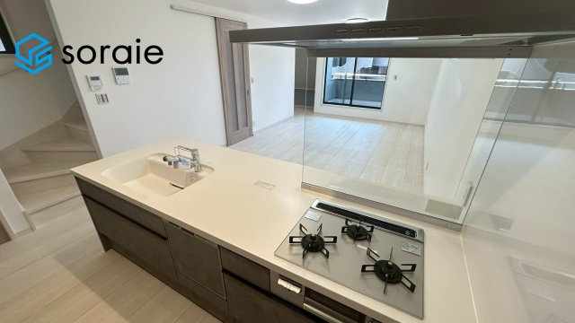 所沢市東狭山ヶ丘1丁目全1棟　新築戸建のキッチン|3/12 撮影