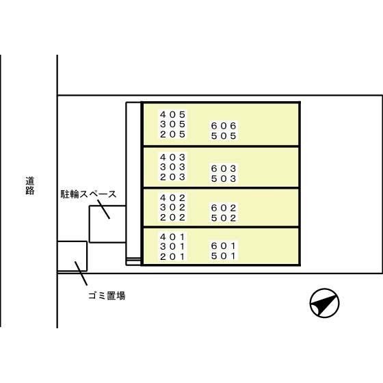 ＧＯＴＯ　Ⅱの区画図
