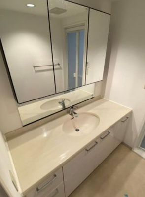 【洗面所】 | リバーサイド隅田セントラルタワー | コンパクトで使いやすい洗面所