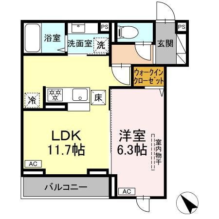 D Paina 登戸Ⅱの区画図
