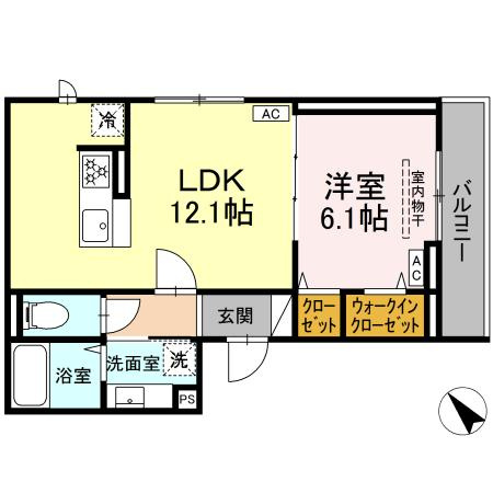 D Paina 登戸Ⅱの区画図