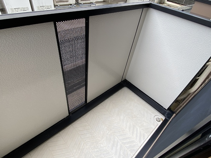 セジュールＭ３のバルコニー