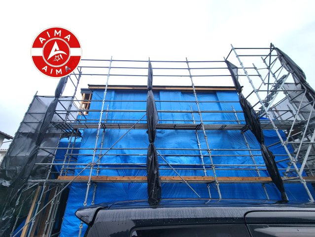 糸島市高田2丁目第2-1棟（1号棟）の外観|デザイン性のある外観です。