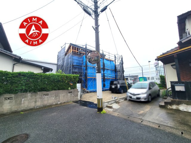 糸島市高田2丁目第2-1棟（1号棟）の前面道路含む現地写真|見学の時間などお気軽にお問い合わせ下さい。