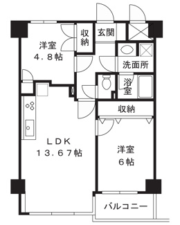 【間取り】 | 琳和サニーコート