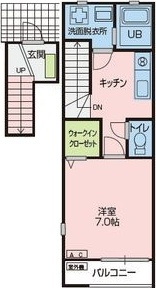 アパートメント コノハの間取り