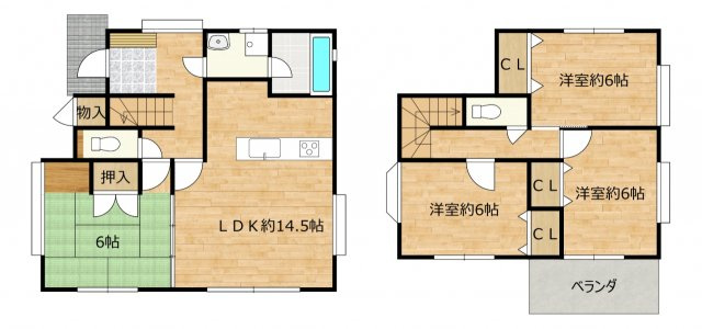 花野光ヶ丘2丁目　中古戸建て