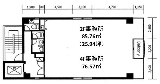 双竜ビルの間取り