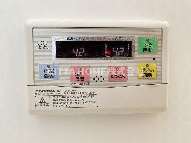 ビエナコートの浴室|追炊き設備も完備◎