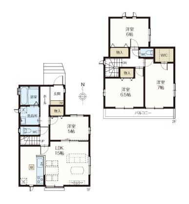 日進町3丁目574番　新築一戸建て　ハートフルタウン　H