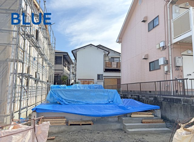 【長久手市長配 3号棟】LDK18.5帖/大容量収納の前面道路含む現地写真|現地（2026年7月上旬）撮影　現況：造成工事中