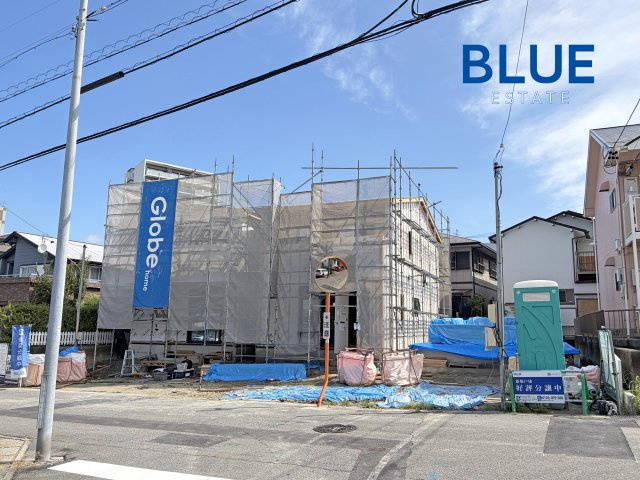 【長久手市長配 3号棟】LDK18.5帖/大容量収納の前面道路含む現地写真|現地（2026年7月上旬）撮影　現況：造成工事中