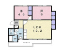 【間取り】 | 使いやすい2LDKの間取りです！