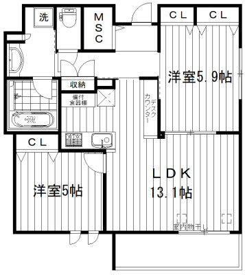 Ｌｅ　Ｌｉｅｎの間取り