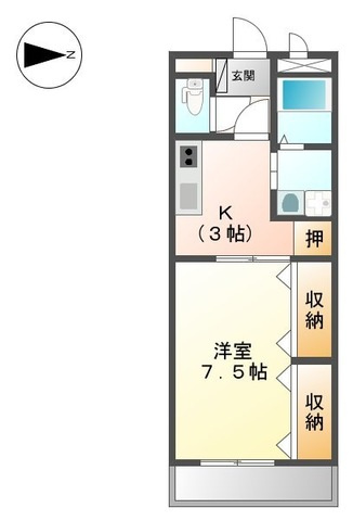 ヴァン　ヴェールの間取り