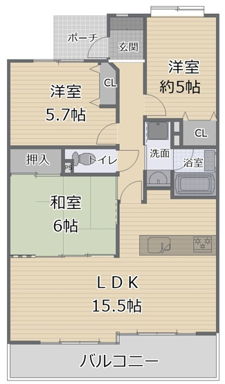 【間取り】 | フルヴェール白鷺