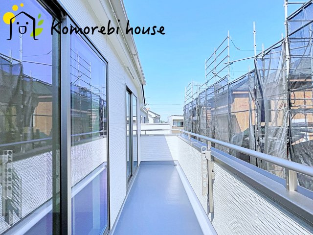 北本宮内　2期　新築一戸建て　ハートフルタウン　Kのバルコニー|バルコニー付きです
