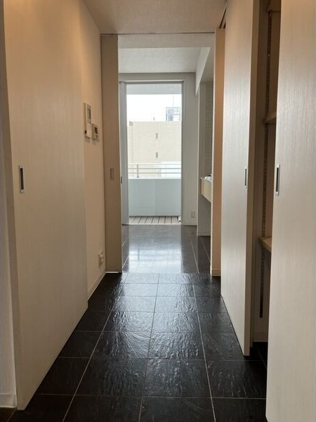 白川公園パークマンションの玄関