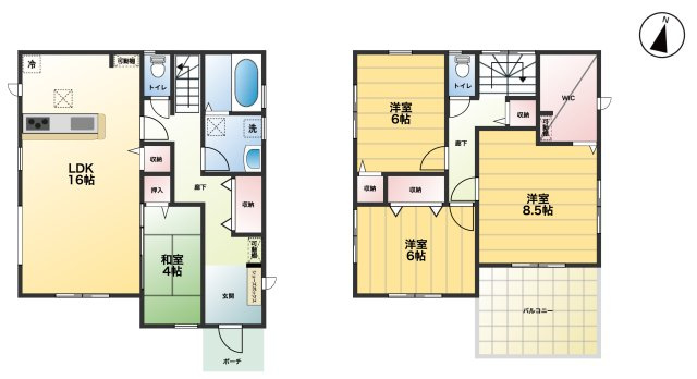 【間取り】 | 鴻巣市袋　中古戸建　