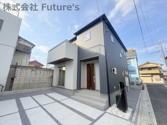 三郷市鷹野4丁目　新築戸建　全6棟　6号棟の外観|TX「三郷中央」駅バス8分『鷹野文化センター入口』停歩1分