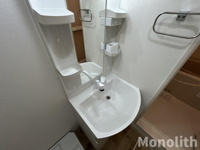 フジパレス岸和田下松Ⅱ番館の独立洗面台